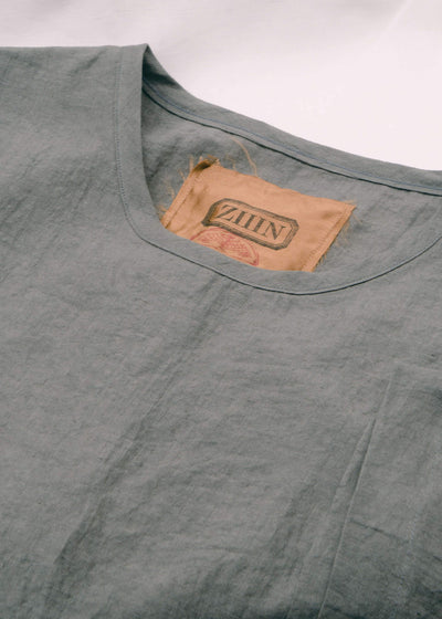 ZIIIN / "AVENO" One Pocket Loose Tunic / GRAY