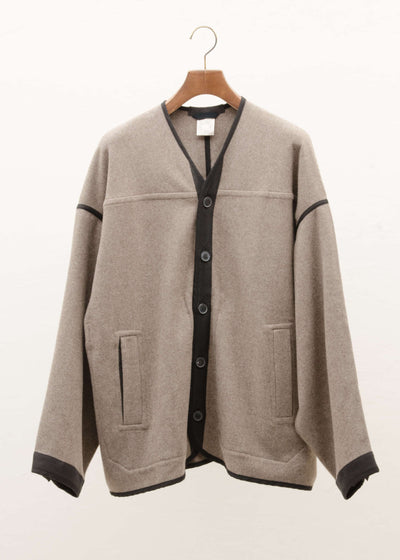 JAN-JAN VAN ESSCHE "JACKET#44" NATURAL BROWN YAK WOOL