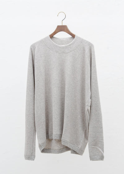 JAN-JAN VAN ESSCHE "TEE#70" GRAY MELE YAK PANCAKE JERSEY