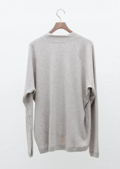 JAN-JAN VAN ESSCHE "TEE#70" GRAY MELE YAK PANCAKE JERSEY