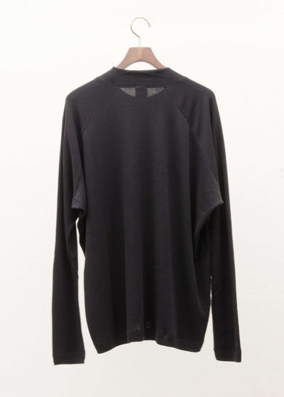 JAN-JAN VAN ESSCHE "TEE#70" BLACK YAK PANCAKE JERSEY