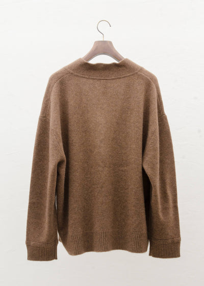 Edwina Horl YAK-STRICKWESTE/CAMEL