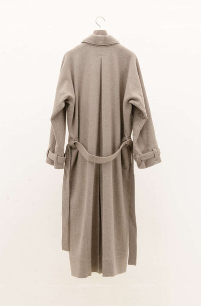 JAN-JAN VAN ESSCHE "COAT#26" NATURAL BROWN YAK WOOL