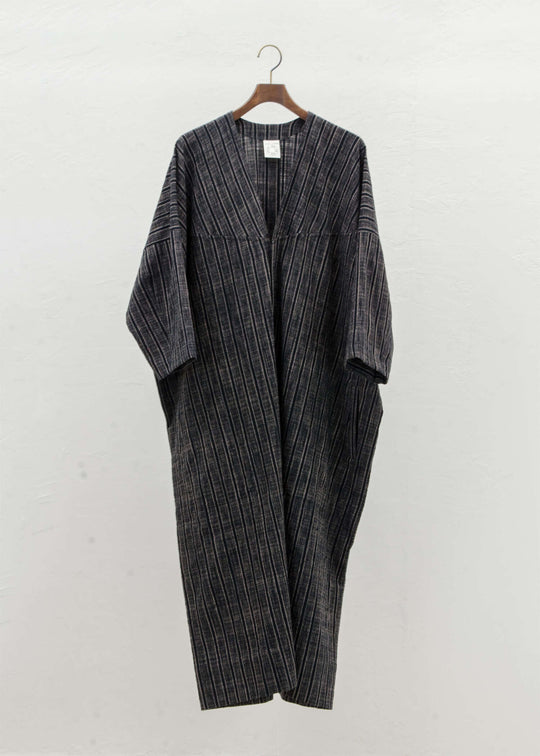 JAN-JAN VAN ESSCHE "TUNIC#29" STRIPED COTTON CLOTH