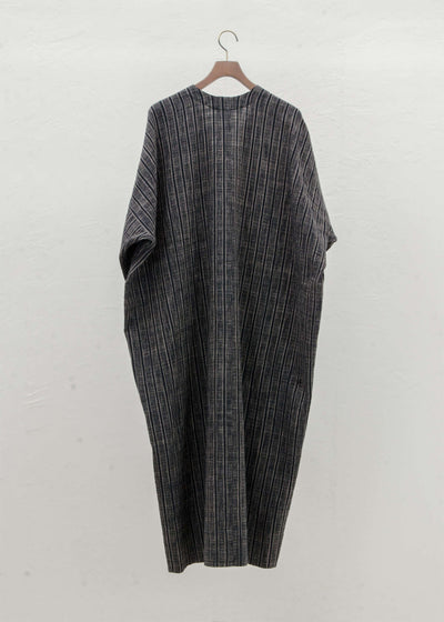 JAN-JAN VAN ESSCHE "TUNIC#29" STRIPED COTTON CLOTH
