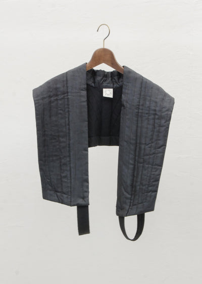 JAN-JAN VAN ESSCHE "COLLARPIECE#1" PADDED MUD SILK
