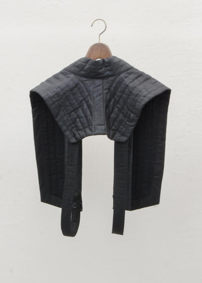 JAN-JAN VAN ESSCHE "COLLARPIECE#1" PADDED MUD SILK
