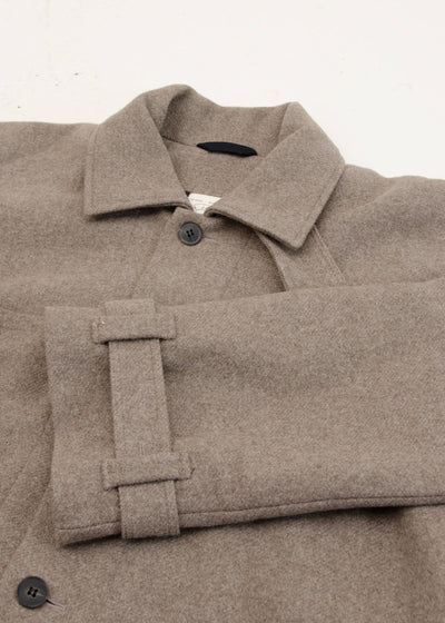 JAN-JAN VAN ESSCHE "COAT#26" NATURAL BROWN YAK WOOL
