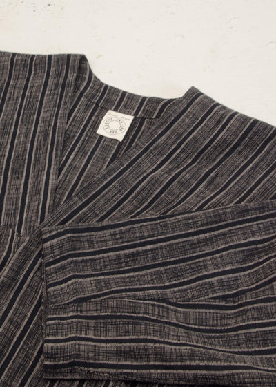 JAN-JAN VAN ESSCHE "TUNIC#29" STRIPED COTTON CLOTH