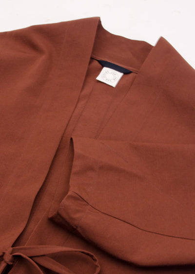 JAN-JAN VAN ESSCHE "KIMONO#9" REDWOOD DRY WOOL TWILL