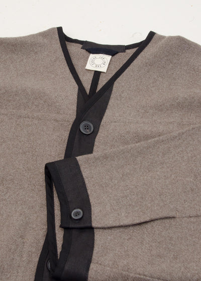 JAN-JAN VAN ESSCHE "JACKET#44" NATURAL BROWN YAK WOOL