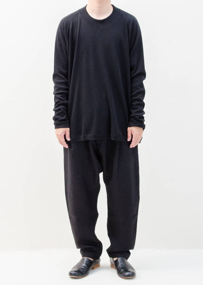 JAN-JAN VAN ESSCHE "TEE#70" BLACK YAK PANCAKE JERSEY