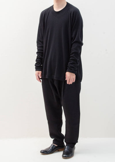 JAN-JAN VAN ESSCHE "TEE#70" BLACK YAK PANCAKE JERSEY