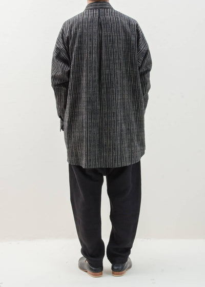 JAN-JAN VAN ESSCHE "SHIRT#85" STRIPED COTTON CLOTH