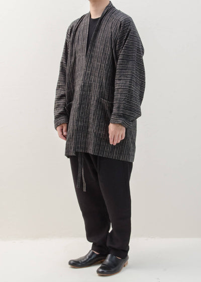 JAN-JAN VAN ESSCHE "KIMONO#9" STRIPED COTTON CLOTH