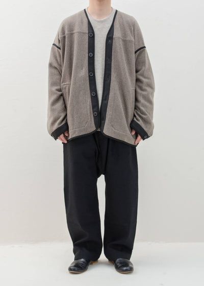 JAN-JAN VAN ESSCHE "JACKET#44" NATURAL BROWN YAK WOOL