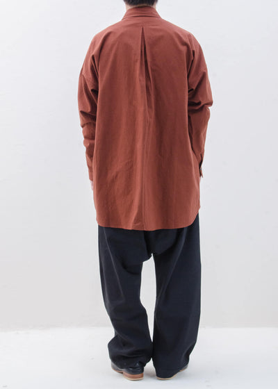 JAN-JAN VAN ESSCHE "SHIRT#85" REDWOOD COTTON/YAK FLANNEL