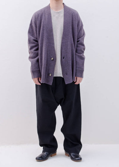 Edwina Horl YAK-STRICKWESTE/PURPLE