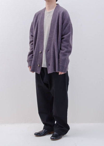 Edwina Horl YAK-STRICKWESTE/PURPLE