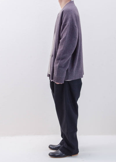 Edwina Horl YAK-STRICKWESTE/PURPLE