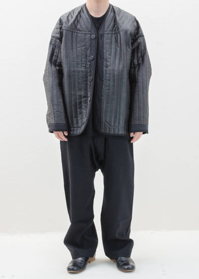 JAN-JAN VAN ESSCHE "JACKET#44" PADDED MUD SILK