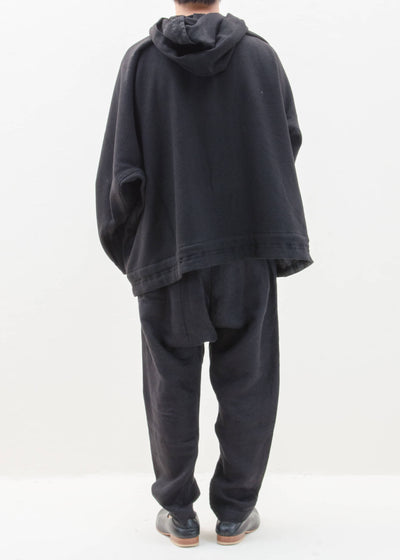 JAN-JAN VAN ESSCHE "JACKET#45" BLACK YAK WOOL