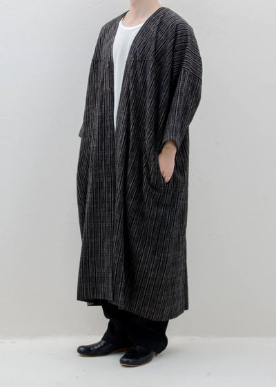 JAN-JAN VAN ESSCHE "TUNIC#29" STRIPED COTTON CLOTH