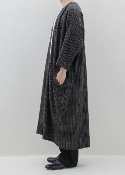 JAN-JAN VAN ESSCHE "TUNIC#29" STRIPED COTTON CLOTH