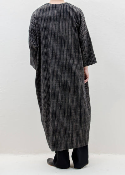 JAN-JAN VAN ESSCHE "TUNIC#29" STRIPED COTTON CLOTH