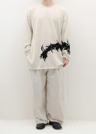 ZIGGY CHEN SWEATER Art.#005 / OFF WHITE