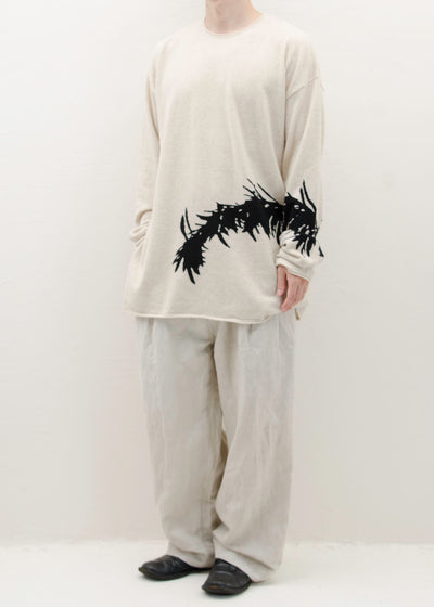 ZIGGY CHEN SWEATER Art.#005 / OFF WHITE