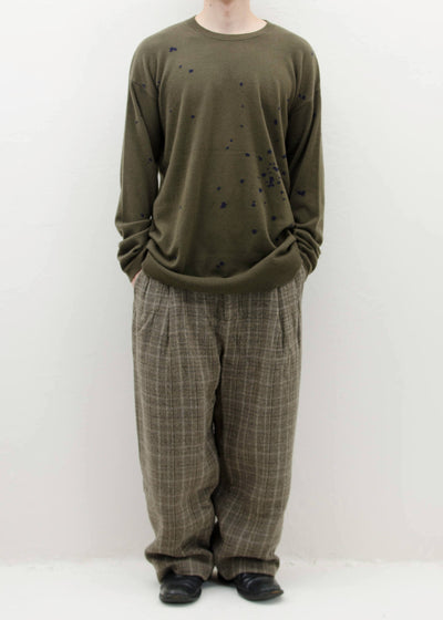 ZIGGY CHEN SWEATER Art.#007 / DARK GREEN