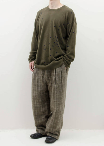 ZIGGY CHEN SWEATER Art.#007 / DARK GREEN