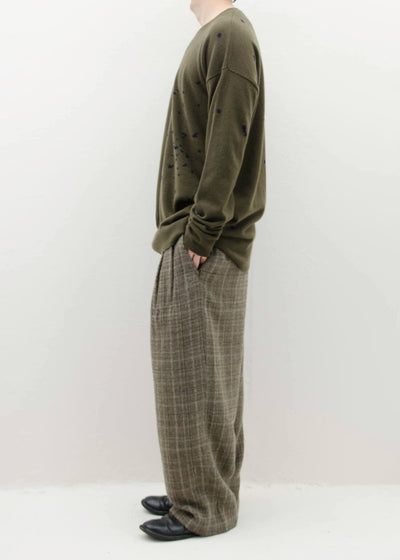 ZIGGY CHEN SWEATER Art.#007 / DARK GREEN