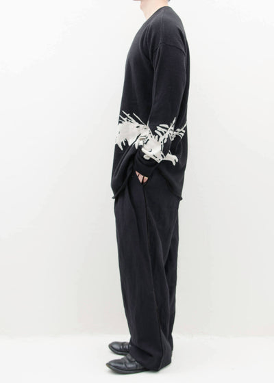 ZIGGY CHEN SWEATER Art.#005 / BLACK