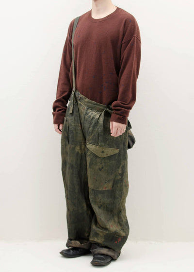 ZIGGY CHEN SWEATER Art.#007 / DARK RED