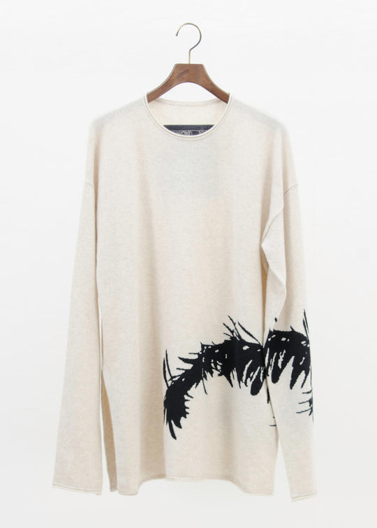 ZIGGY CHEN SWEATER Art.#005 / OFF WHITE