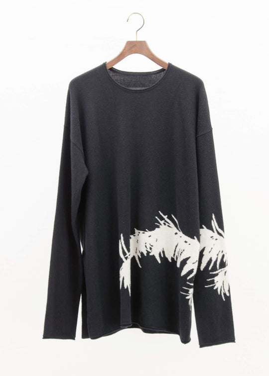 ZIGGY CHEN SWEATER Art.#005 / BLACK