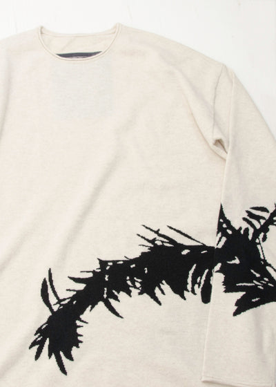 ZIGGY CHEN SWEATER Art.#005 / OFF WHITE