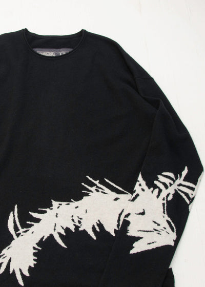 ZIGGY CHEN SWEATER Art.#005 / BLACK
