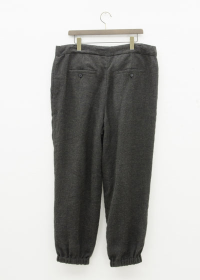 ZIIIN "VENKEI" HEMGATHER PANT / BROWNBLACK