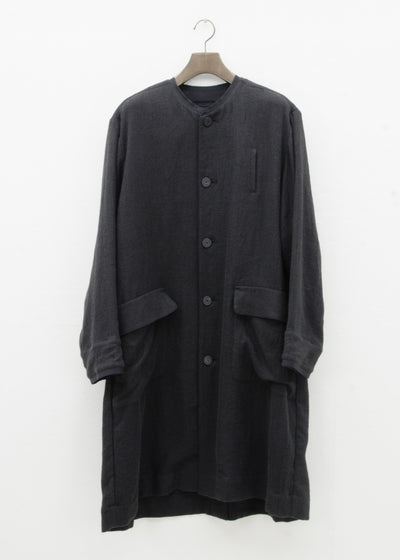 ZIIIN "SANZOH / 21AW" DOCTOR COAT / BLACK