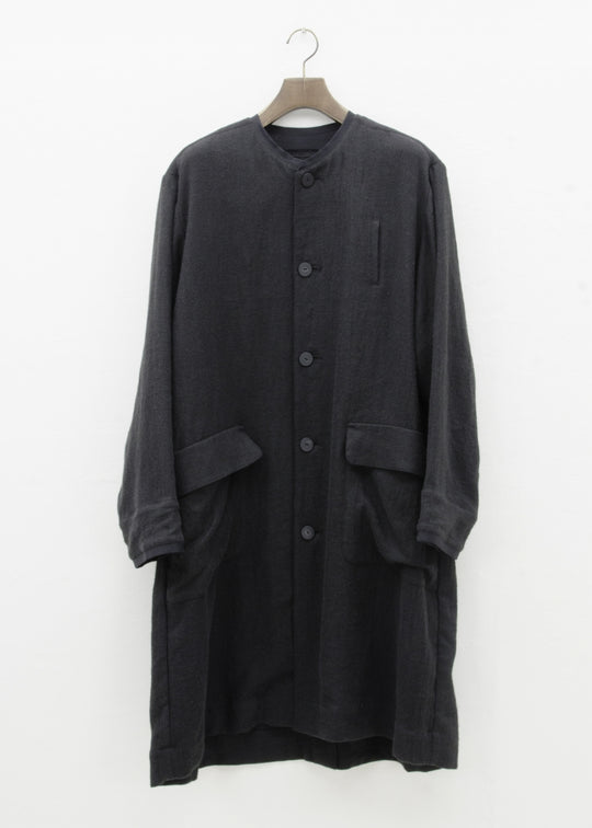 ZIIIN "SANZOH / 21AW" DOCTOR COAT / BLACK