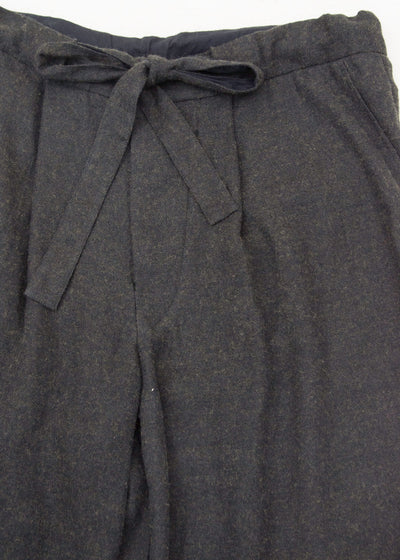 ZIIIN "VENKEI" HEMGATHER PANT / BROWNBLACK