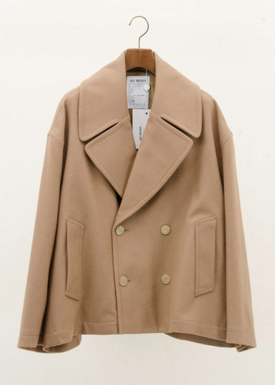 HED MAYNER CROPPED PEACOAT / CAMEL