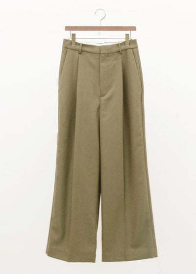 HED MAYNER ELONGATED TROUSERS / OLIVE