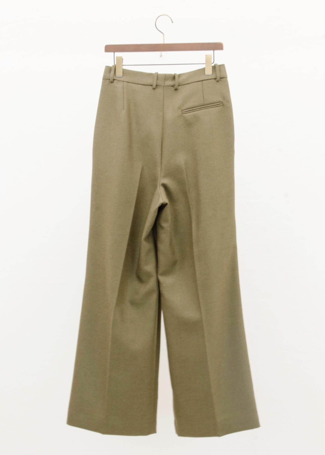 HED MAYNER ELONGATED TROUSERS / OLIVE