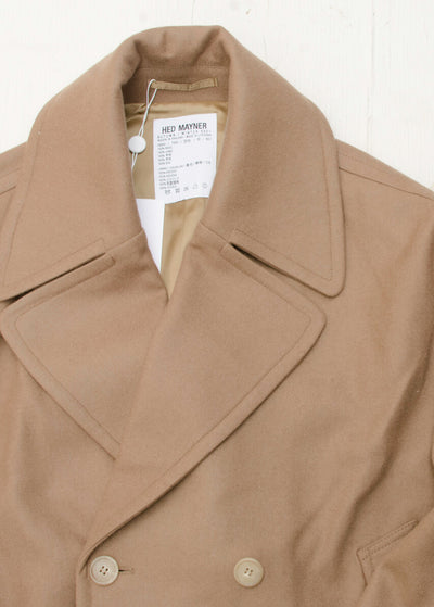 HED MAYNER CROPPED PEACOAT / CAMEL