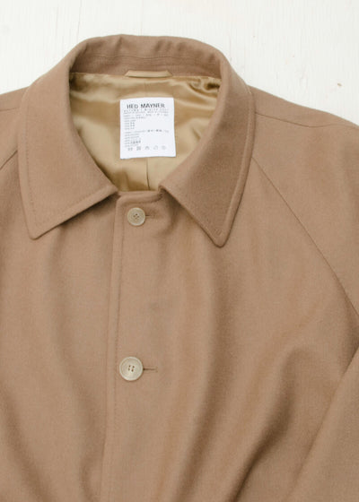 HED MAYNER RAGLEN COAT / CAMEL