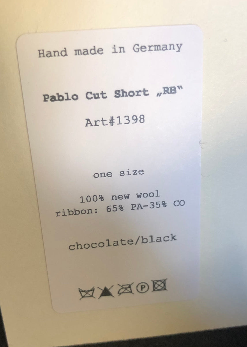 SCHA Art#1398 / Pablo Cut Short RB / chocolate
